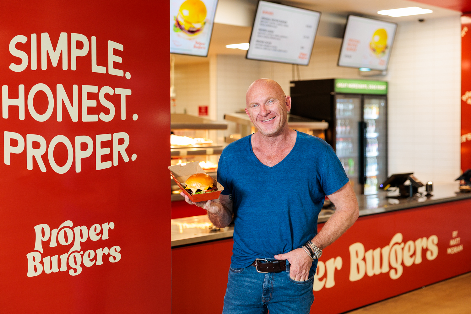 Matt Moran Launches New Burgers Outlet at Perth’s Optus Stadium ahead of The Ashes Test